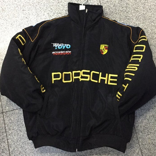 Chaqueta de carreras de F1 - Abrigo bordado estilo vintage